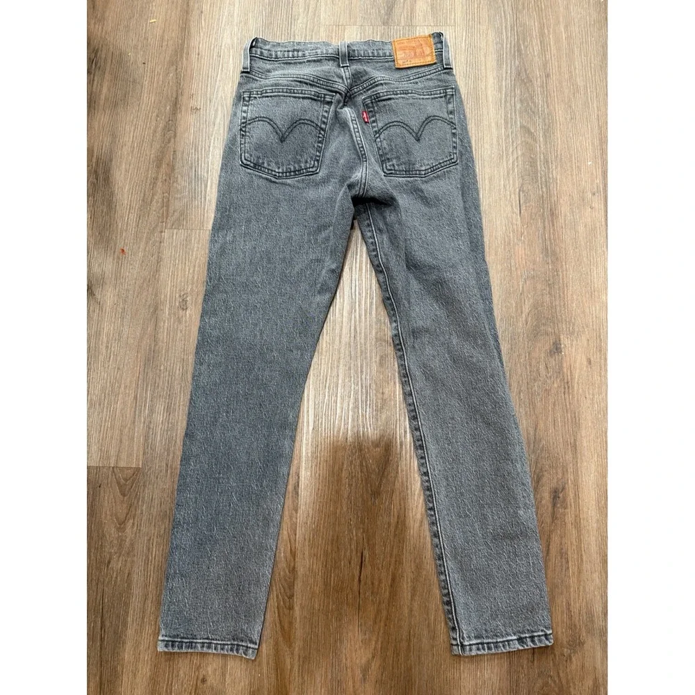 Levi premium 501 Original Fit‎ Jeans Grey Wash Women W25 L28